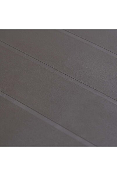 vidaxl Garden Table Brown 220x90x72 cm Plastic Rattan Look