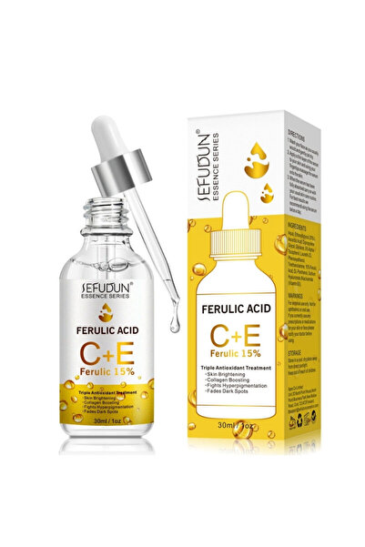 sefudun Ser facial SEFUDUN® Anti-Aging cu Acid Ferulic, Vit. C+E – Luminozita...