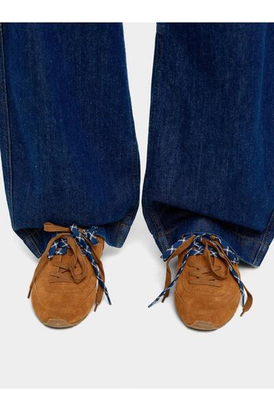 PARFOIS Tek Renkli Deri Spor Ayakkabı