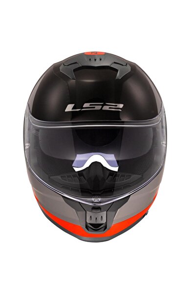 LS2 STREAM 2 THUNDERBIZ GRİ-TURUNCU KASK