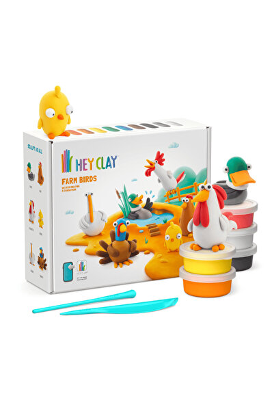 Hey Clay Yaratıcı Kil Seti - Kümes Hayvanları