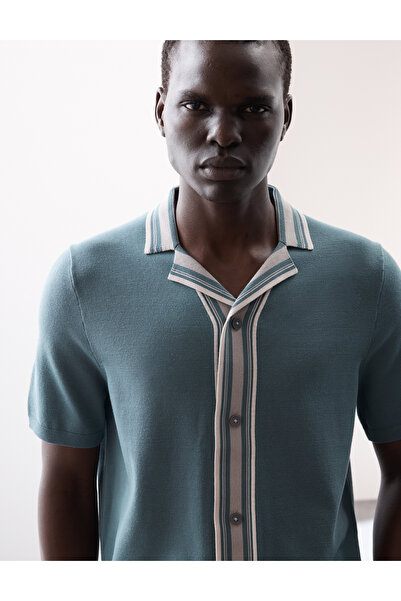 Marks & Spencer Desenli Erkek Gömlek