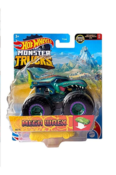 HOT WHEELS Monster Trucks Canavar Kamyon Arabalar - Mega Wrex