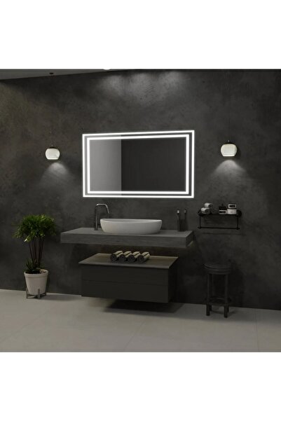 eagle mirror 90x60cm Diktörgen Dekoratif Banyo Duvar Aynası Ledli Salon Duvar Aynası Yatak Odası Duvar Aynası