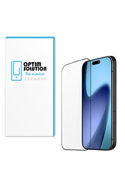 Optim Solution Protector de ecran din sticlă securizată 5D pentru Apple iPhon...