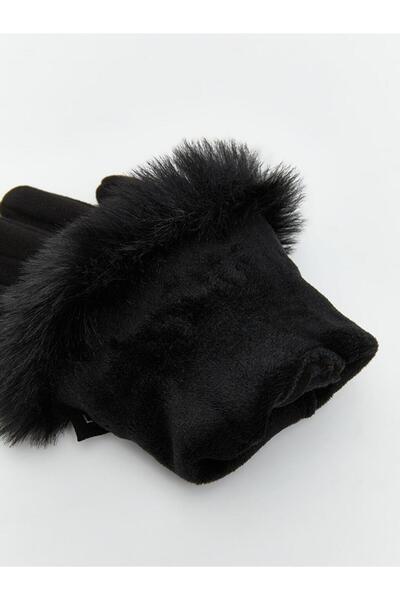 LC Waikiki Furry Women's Gloves (W5)