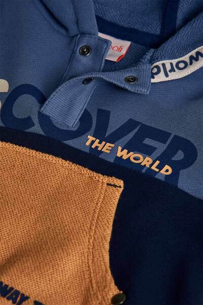 Boboli Erkek Çocuk Kanguru Cepli Sweatshirt