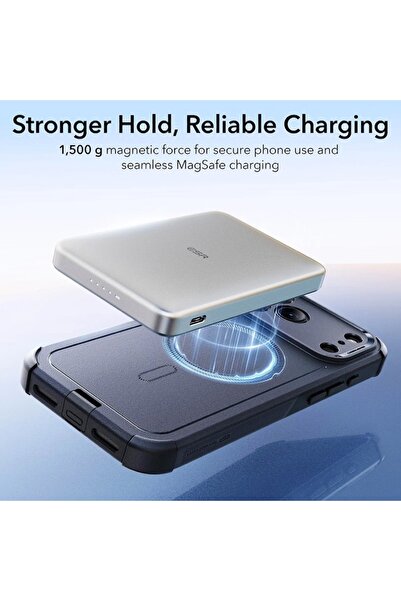 Optim Solution Προστατευτική θήκη MagSafe αντικραδασμική για iPhone 17 Pro, πολυανθρακική, μαύρη