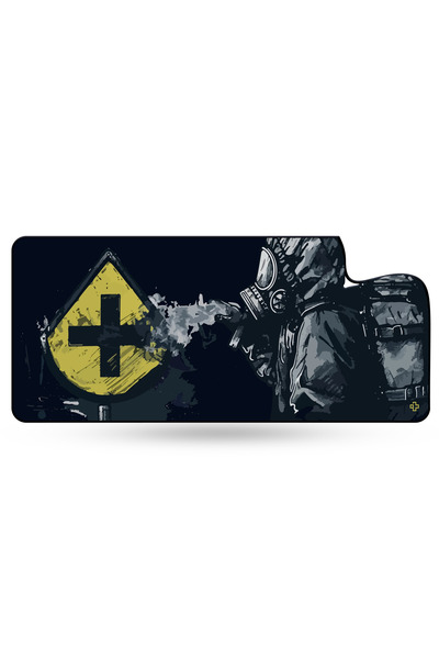QwertyKey Deskmat Mousepad Fallout 4mm margini cusute