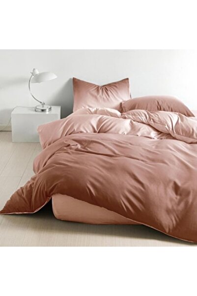 Casa de Vis Set lenjerie de pat, 1 persoana, 140 x 200 cm, cu elastic, finet satinat, 4 piese