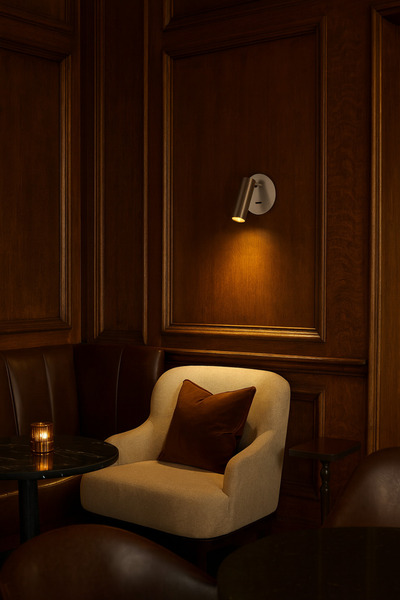 qwell Wall Mounted Reading Light Grey Hotels