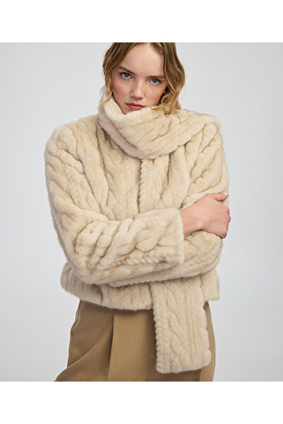İpekyol Faux Fur with Scarf