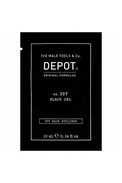 DEPOT 300 Hair Stylings No. 307 Black Botanical Complex Hair Styling Gel Temporary – 10 ml