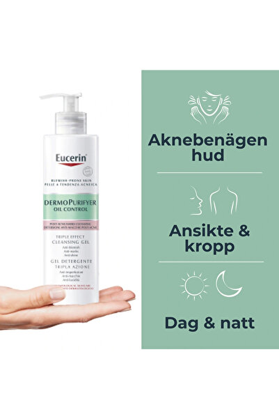 Eucerin DermoPurifyer Oil Control Triple Effect Cleansing Gel 400 ml