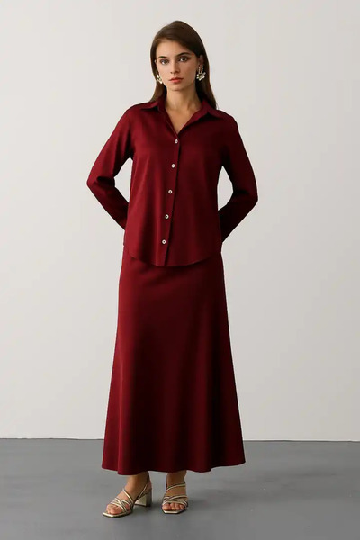 cemo SATEN GOMLEK ETEK TAKIM