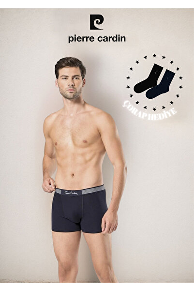 Pierre Cardin Erkek İç Giyim Kutulu 3 Adet Pamuk & Modal Çok Renkli Boxer L1.PC.360.12.02