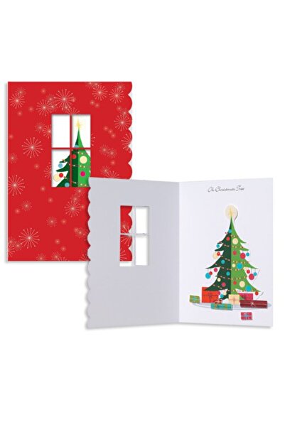 PopShots Felicitare 3D Trespanache Brad de Craciun