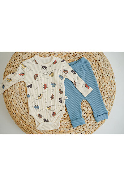 Pufiko Kids Car Printed Baby Boy Set
