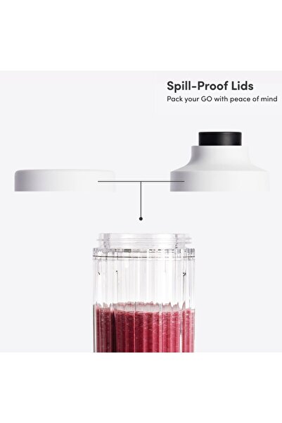 Beast Health مكنسة كهربائية Beast 3 Mighty GO اللاسلكية ذات الوعاء المفتوح - لون أبيض سحابي