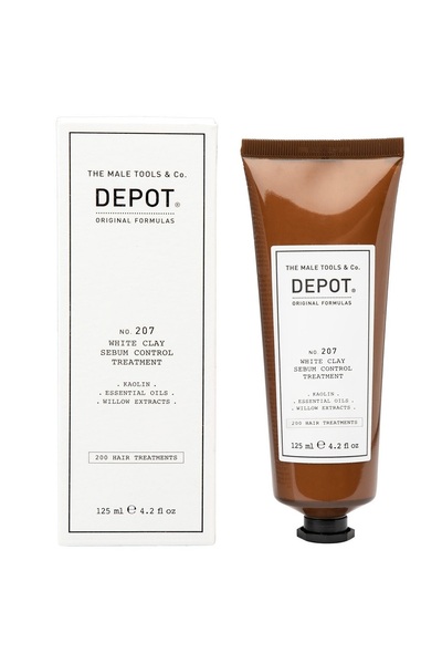 DEPOT 200 Hair Treatments No. 207 Kaolin Scalp Tx Cr. Mask For Regulation Of Excessive – 125 ml