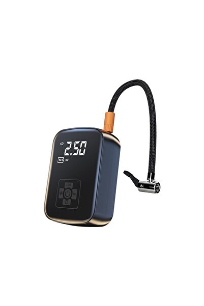 DigiMonster WY-006 Dijital Basınç Göstergeli Şarjlı Taşınabilir Hava Kompresö...