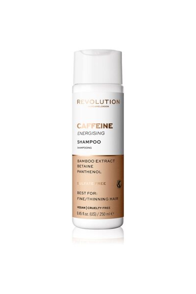 Revolution Haircare Caffeine Hair Shampoo Gentle Cleansing 250 ml