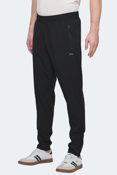 Slazenger GRIET ΣΕΤ 2 Ανδρικές φόρμες με φερμουάρ, στενό πόδι, μαύρο - μπλε ναυτικό