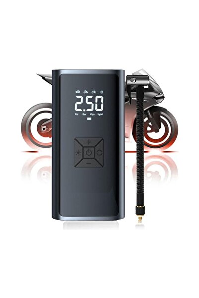 DigiMonster EG-216 Taşınabilir Dijital Hava Kompresörü 150 Psı LED Işıklı Las...