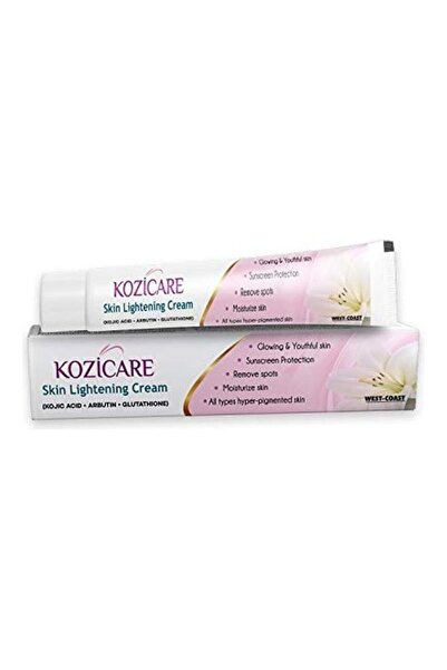 KOZICARE كريم تفتيح البشرة، شفاف، 15 جرام