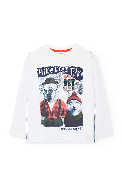 Boboli Μπλουζάκι με στάμπα με ζώα για αγόρια