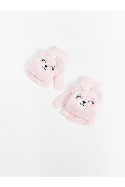 LC Waikiki Embroidered Girl's Gloves (W5)