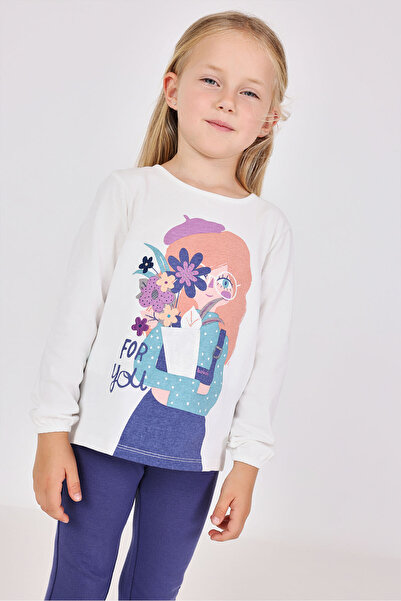 Boboli Girl's Floral Printed Blouse