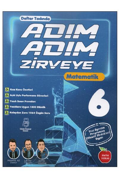 Newton Yayınları Newton 6.Sınıf Adım Adım Zirveye Matematik Soru Bankası