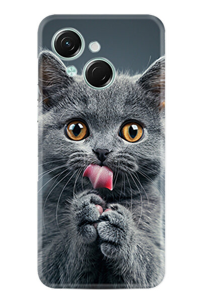 TECNO Spark Go 1 2025 Kılıf Boutique Baskılı Resimli Komik Kedi Pcode -008