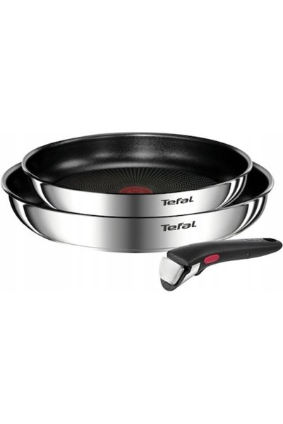 TEFAL Ingenio Emotion 3-piece set, 24/28 cm frying pan, removable handle, tit...