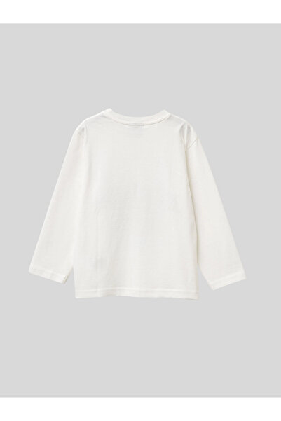 Benetton Φούτερ Batmobile για αγόρια 1-6 ετών Λευκό