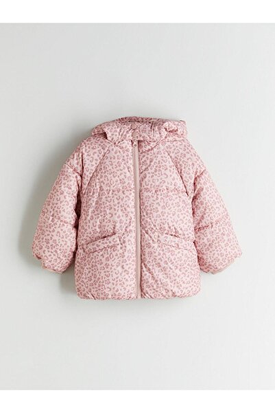 LC Waikiki Kapüşonlu Kız Çocuk Mont (W5)