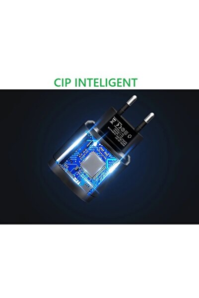 Flippy ® Fast Charger QC3.0, 3 USB Ports, 2.1A, 18W, ABS, Overheat Protection, Macarons Range, Black