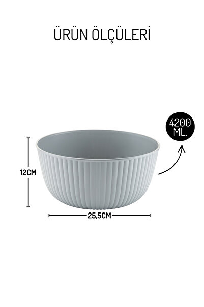 Nandy Home Luno Model 4200ml Bowl - Multi-Purpose Storage Container