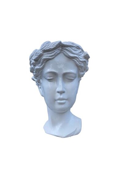 OEM Vază Bust Venus din Gips, Albă, 19cm