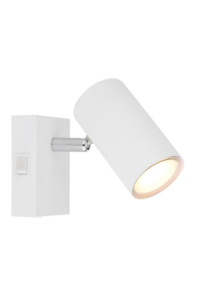 Globo Lighting Aplica Robby 57911-1W, 1xGU10, reglabilă, albă, IP20,