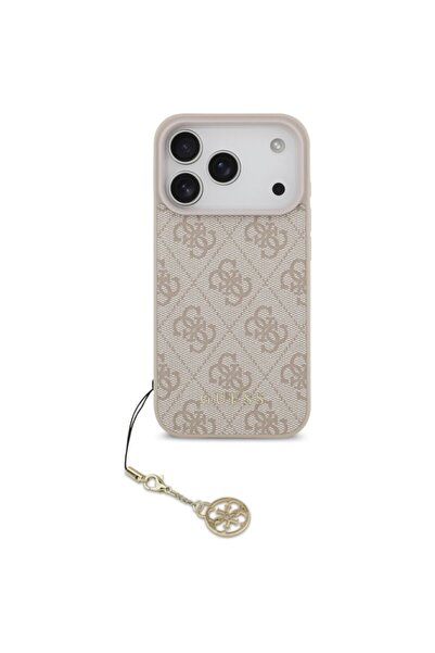 Guess Σκληρή θήκη iPhone 17 Pro Max 4G Charm Cradle MagSafe, ροζ