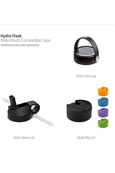 Hydro Flask Vacuum Insulated Water Bottle 946ml-White