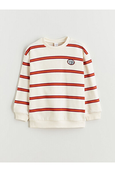 LC Waikiki Hanorac pentru băieți cu guler cu dungi LCW Kids