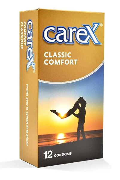 CAREX واقيات ذكرية كلاسيكية مريحة | مصممة للراحة والمتعة | ١٢ قطعة