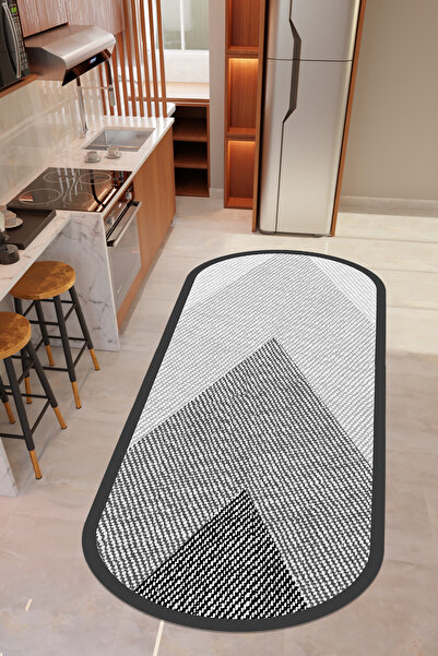 THEMODERNHANE Dijital Baskılı Makinede Yıkanabilir Antialerjik Kaymaz Leke Tu...