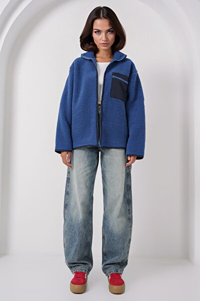 Hiccup Μπουφάν BDART Oversize με φερμουάρ από ψεύτικη γούνα