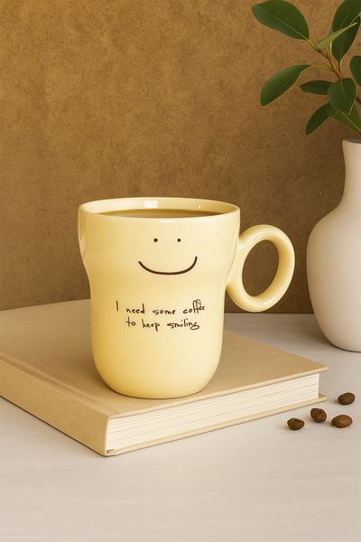 Benante Mottolu Seramik Kupa - 330 CC