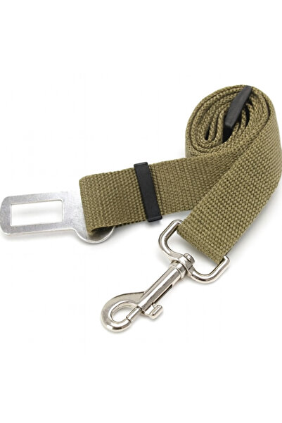 zola Ζώνη ασφαλείας σκύλου, 100-130 cm, ρυθμιζόμενη, χακί