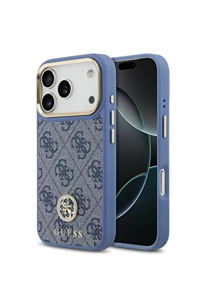 Guess Carcasă originală rigidă 4G cu logo Strass MagSafe pentru iPhone 17 Pro...